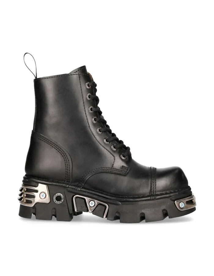 Women Ankle Boot Metallic MNewmili083R35 New Rock Military