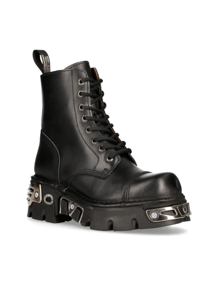 Women Ankle Boot Metallic MNewmili083R35 New Rock Military