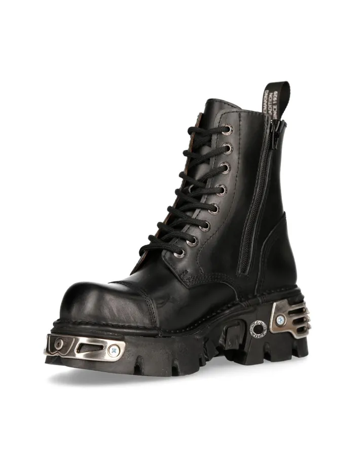 Women Ankle Boot Metallic MNewmili083R35 New Rock Military