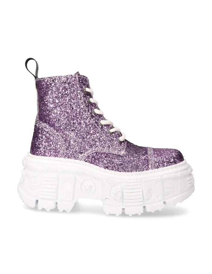 Women Ankle Boot Tank MWall005V23 New Rock Platform