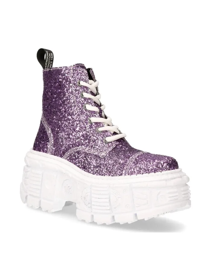Women Ankle Boot Tank MWall005V23 New Rock Platform
