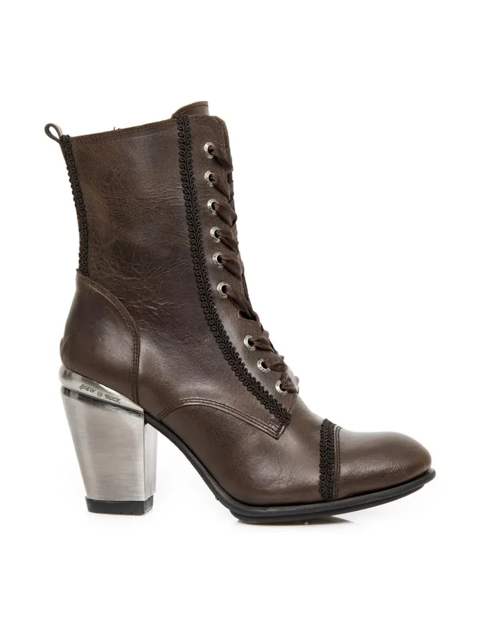Women Ankle Boot Texas MTx013C1 New Rock Heels
