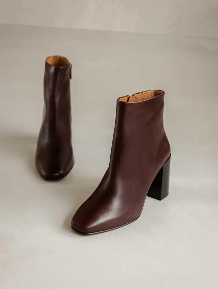 Women Ankle Boots Bobbies Carla Irish Coffee