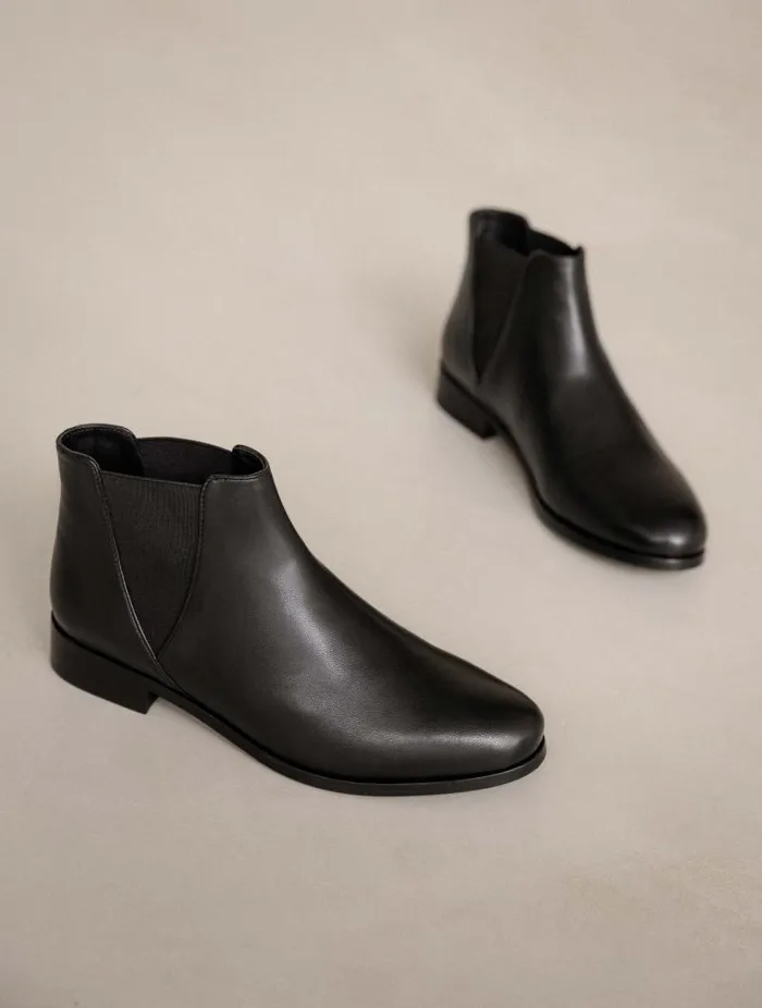 Women Ankle Boots Bobbies Chelsea Passion Black
