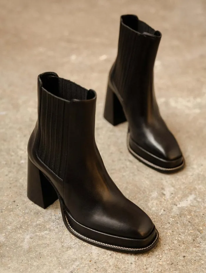 Women Ankle Boots Bobbies Deva Passion Black