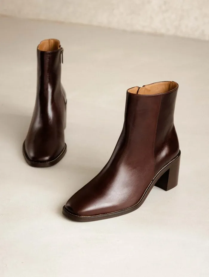 Women Ankle Boots Bobbies Sienna Irish Coffee