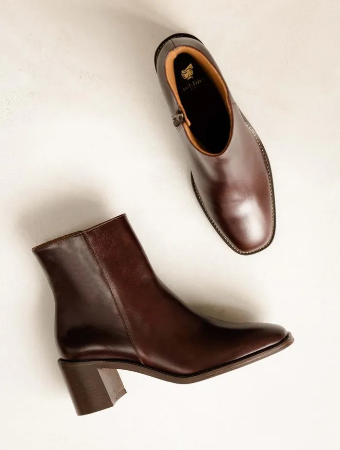 Women Ankle Boots Bobbies Sienna Irish Coffee