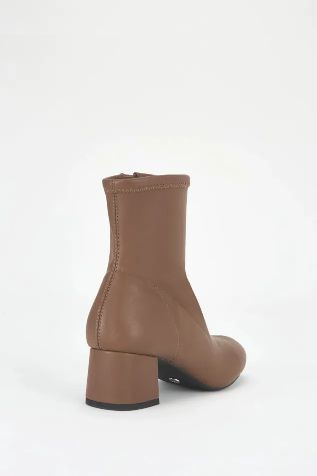 Women Ankle Boots NOVO Shoes DANCY BROWN Ankle Boots
