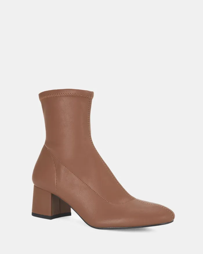 Women Ankle Boots NOVO Shoes DANCY BROWN Ankle Boots