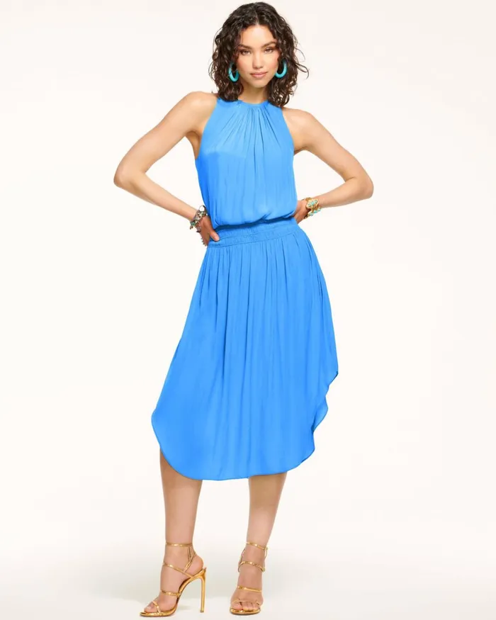 Women Audrey Smocked Midi Dress Black Ramy Brook Dresses Women Audrey Smocked Midi Dress Black Ramy Brook Dresses