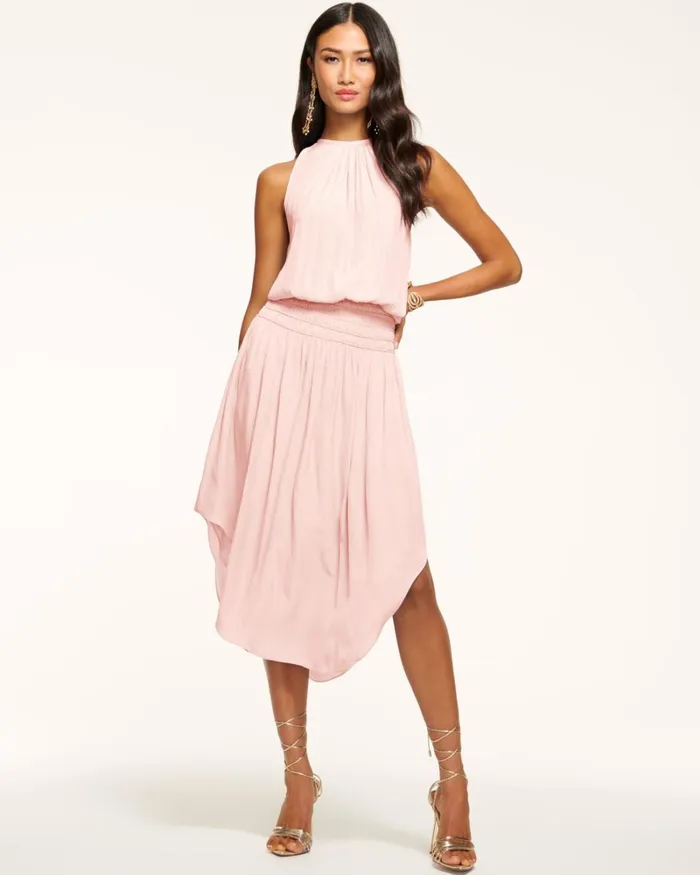 Women Audrey Smocked Midi Dress Black Ramy Brook Dresses Women Audrey Smocked Midi Dress Black Ramy Brook Dresses