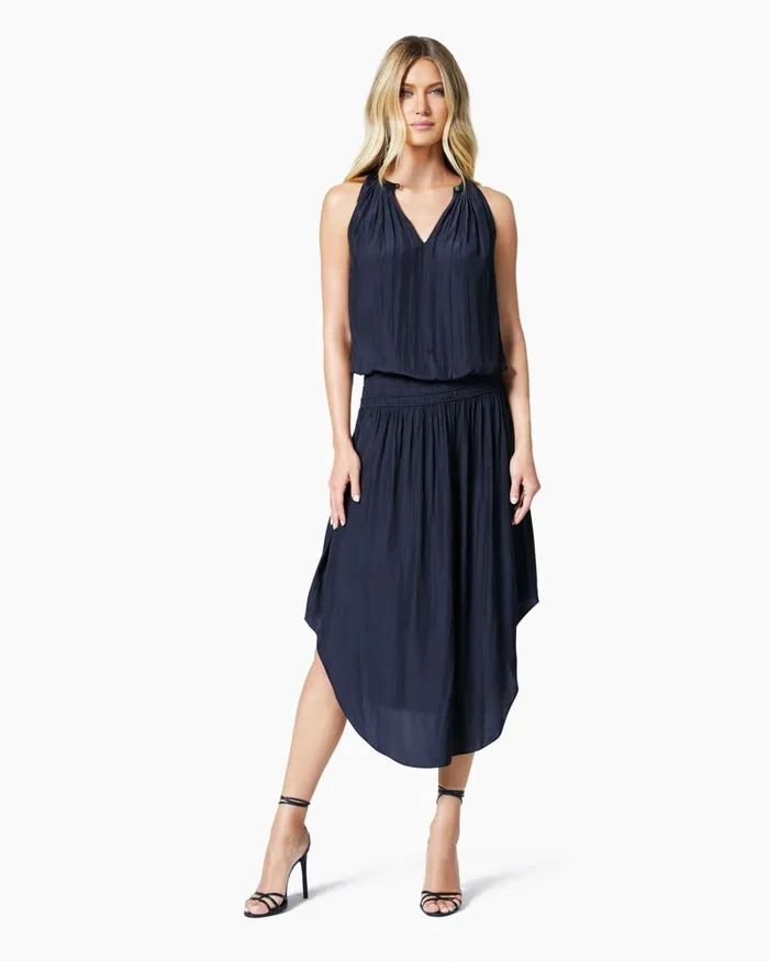 Women Audrey Smocked Midi Dress Black Ramy Brook Dresses Women Audrey Smocked Midi Dress Black Ramy Brook Dresses