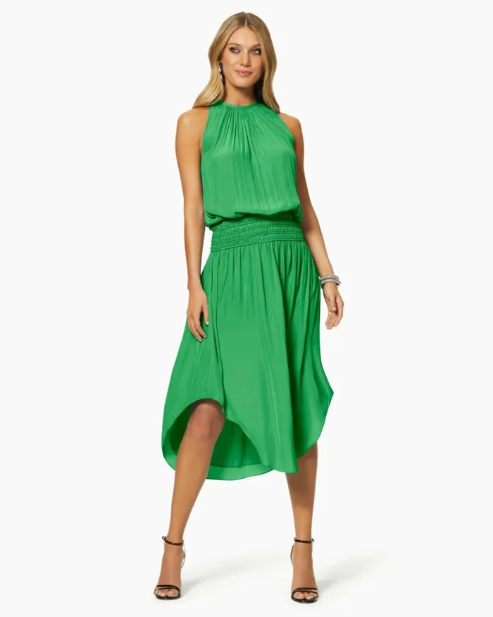 Women Audrey Smocked Midi Dress Black Ramy Brook Dresses Women Audrey Smocked Midi Dress Black Ramy Brook Dresses
