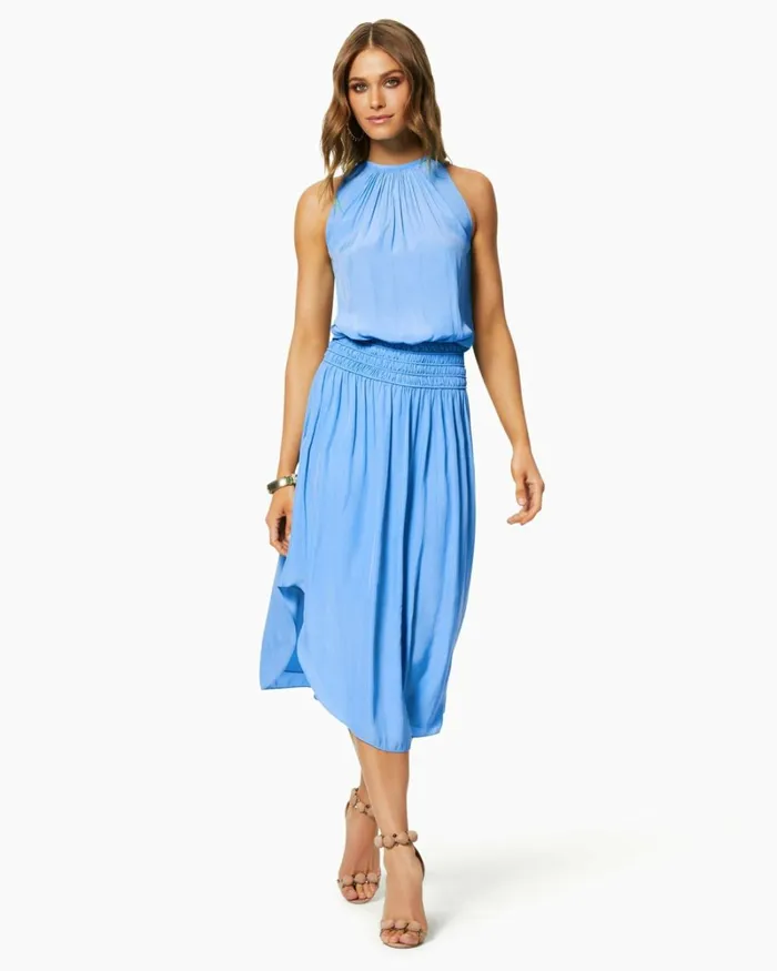Women Audrey Smocked Midi Dress Black Ramy Brook Dresses Women Audrey Smocked Midi Dress Black Ramy Brook Dresses