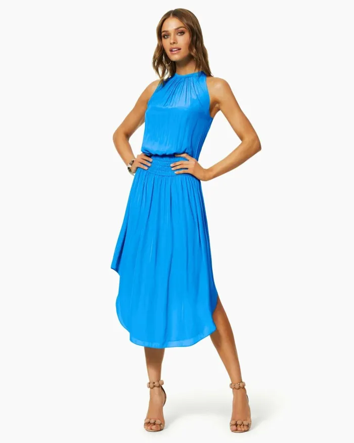 Women Audrey Smocked Midi Dress Black Ramy Brook Dresses Women Audrey Smocked Midi Dress Black Ramy Brook Dresses