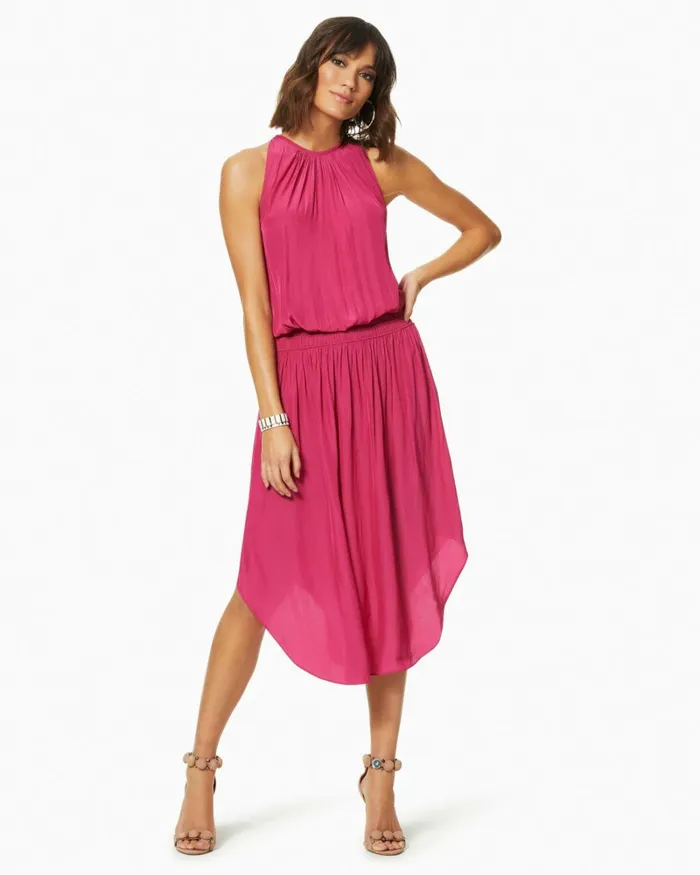 Women Audrey Smocked Midi Dress Black Ramy Brook Dresses Women Audrey Smocked Midi Dress Black Ramy Brook Dresses