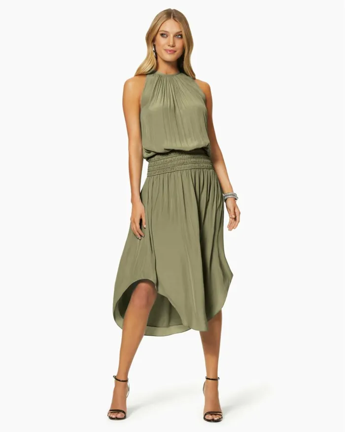 Women Audrey Smocked Midi Dress Black Ramy Brook Dresses Women Audrey Smocked Midi Dress Black Ramy Brook Dresses