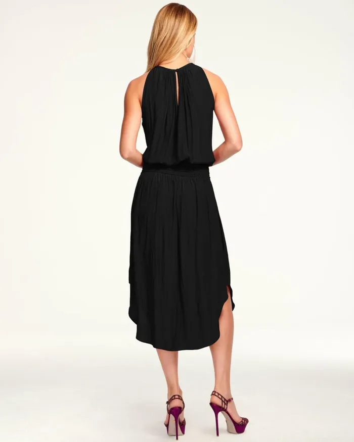 Women Audrey Smocked Midi Dress Black Ramy Brook Dresses Women Audrey Smocked Midi Dress Black Ramy Brook Dresses