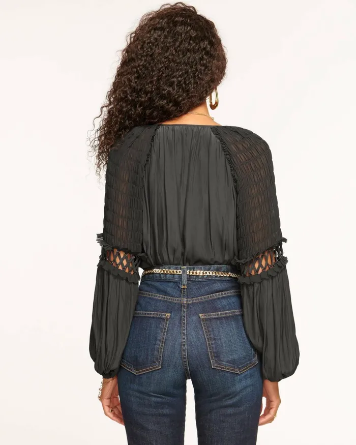 Women Ayla Embellished Blouse Cabernet Ramy Brook Tops Women Ayla Embellished Blouse Cabernet Ramy Brook Tops