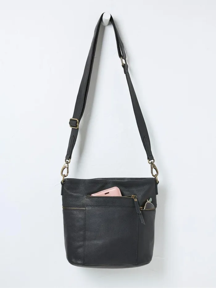 Women Bags and Purses Fat Face Valencia Black Bag