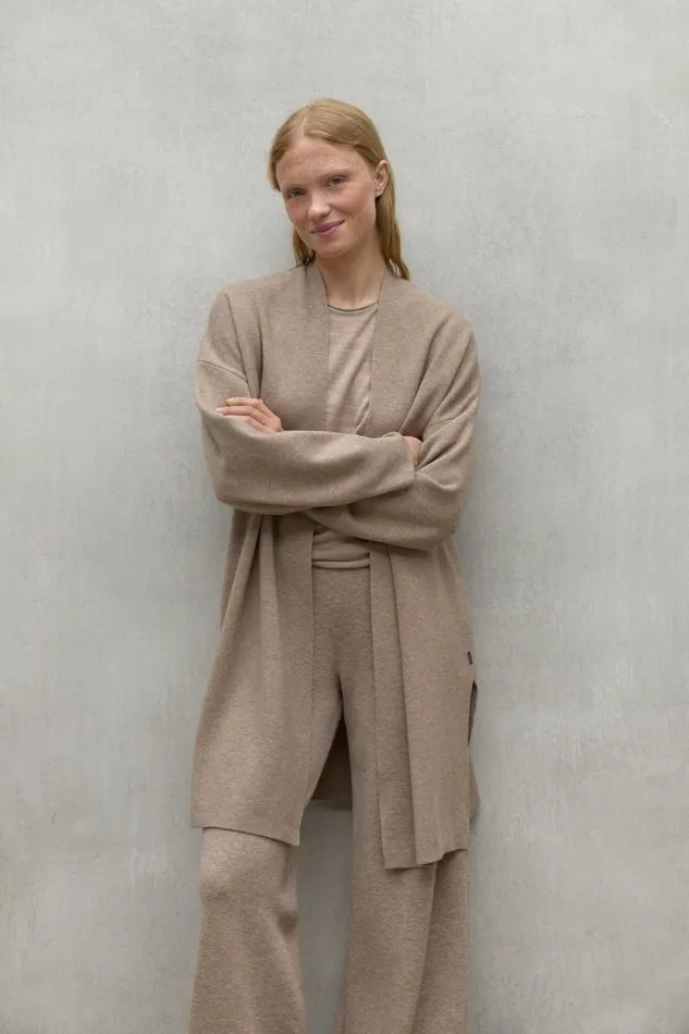 Women Beige Areca Sweater Ecoalf Knitwear