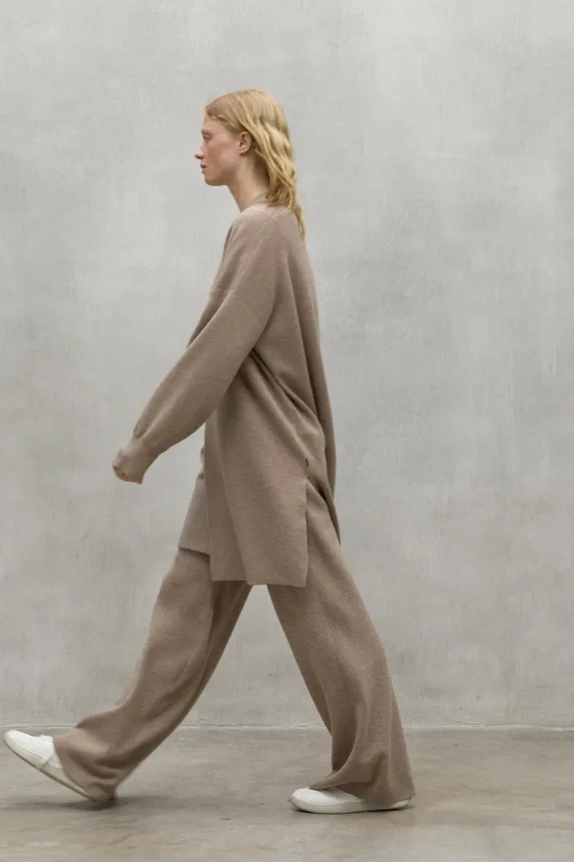Women Beige Areca Sweater Ecoalf Knitwear