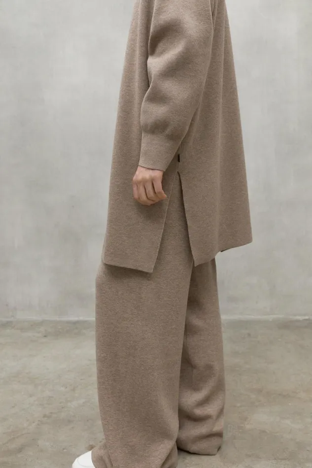 Women Beige Areca Sweater Ecoalf Knitwear