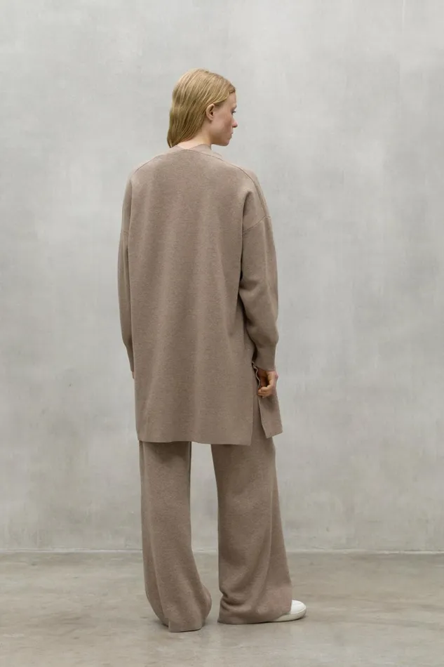 Women Beige Areca Sweater Ecoalf Knitwear
