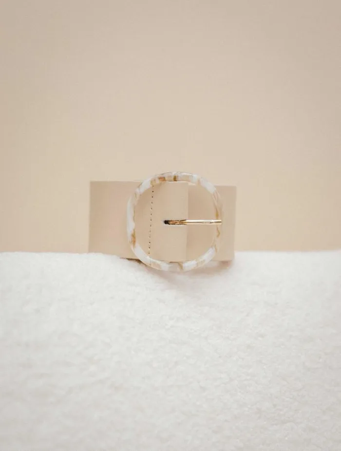 Women Belts Bobbies Anafi Beige