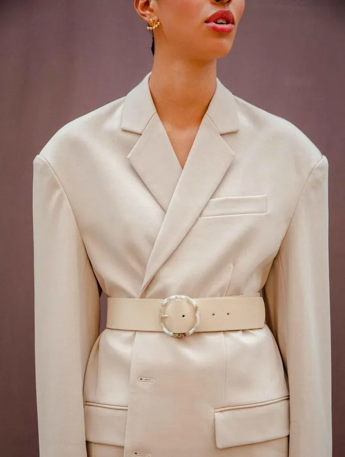 Women Belts Bobbies Anafi Beige Women Belts Bobbies Anafi Beige