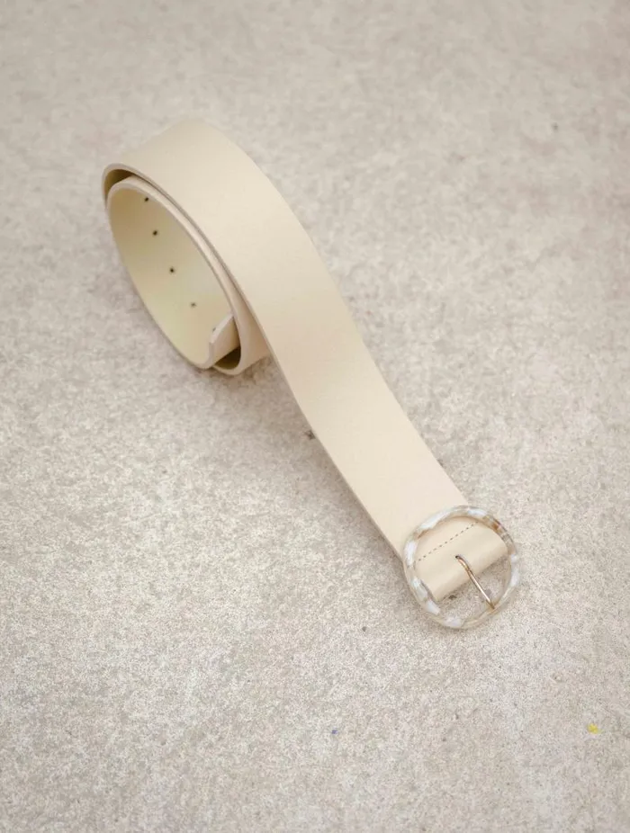 Women Belts Bobbies Anafi Beige Women Belts Bobbies Anafi Beige