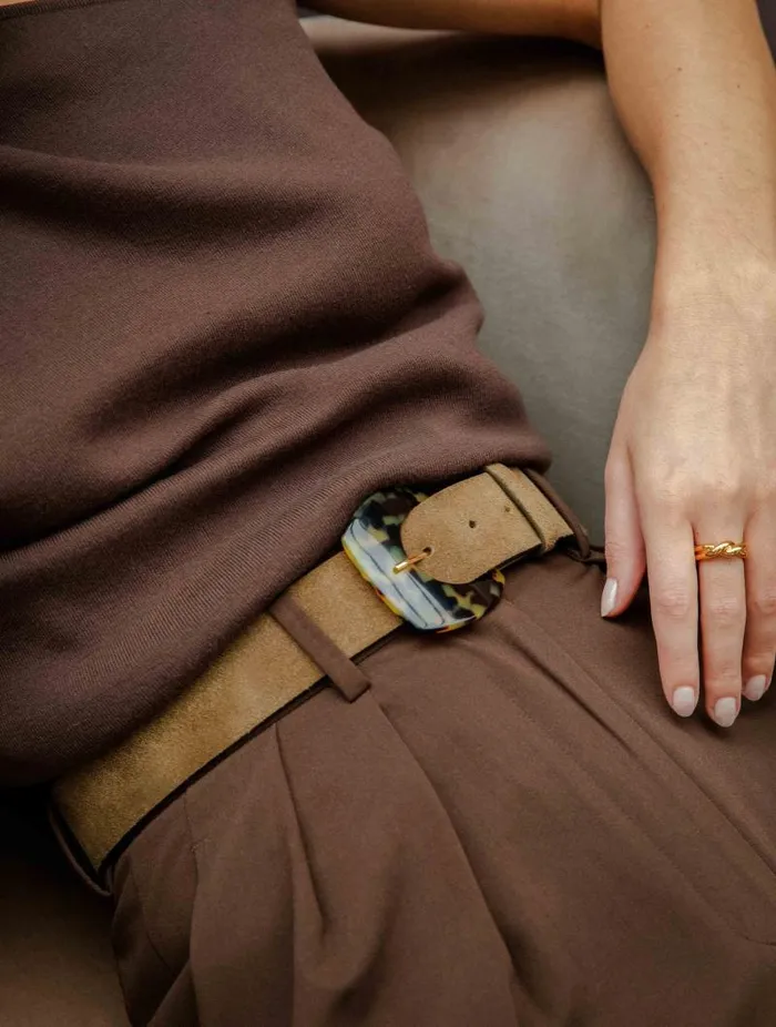 Women Belts Bobbies Murano Kaki Ombru00e9 Women Belts Bobbies Murano Kaki Ombru00e9
