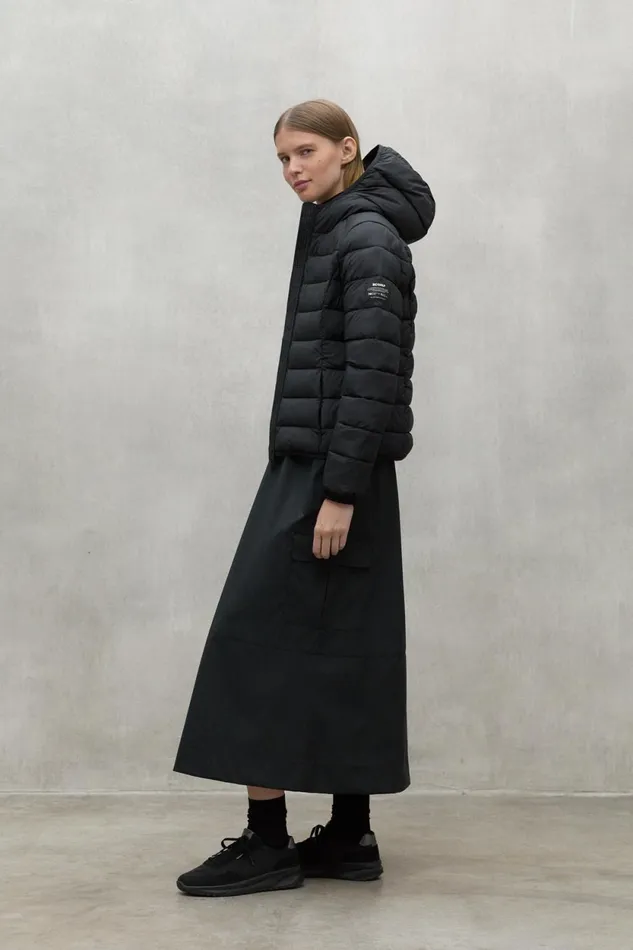 Women Black Asp Jacket Ecoalf Coats And Jackets
