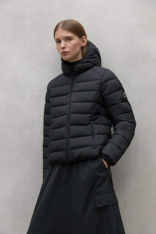 Women Black Asp Jacket Ecoalf Coats And Jackets