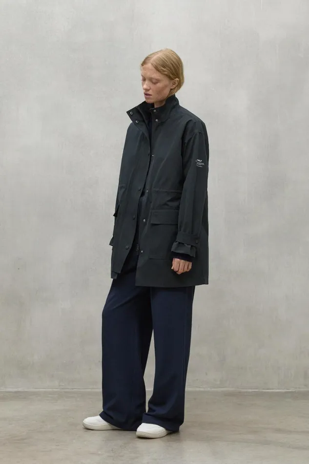 Women Black Hokai Jacket Ecoalf Coats And Jackets