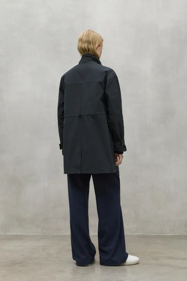 Women Black Hokai Jacket Ecoalf Coats And Jackets