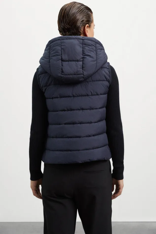 Women Blue Aoraki Vest Ecoalf Vests