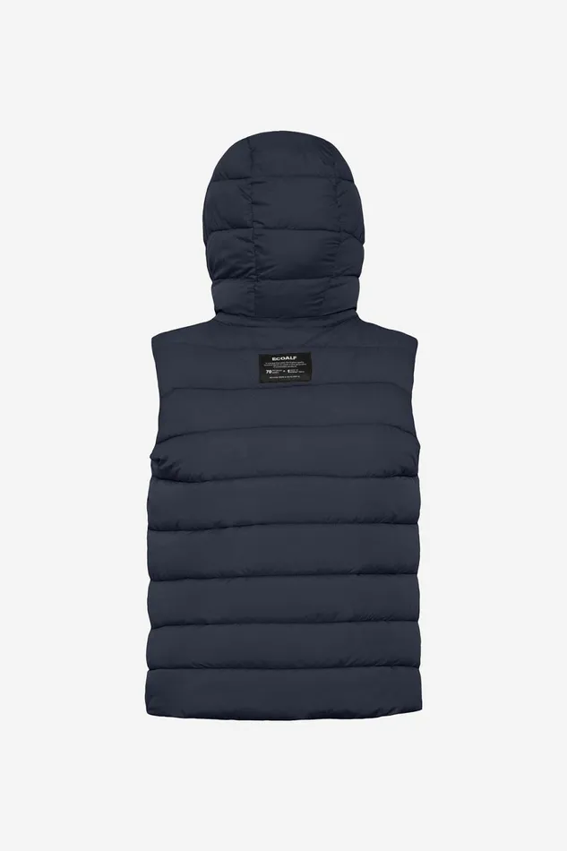 Women Blue Aoraki Vest Ecoalf Vests