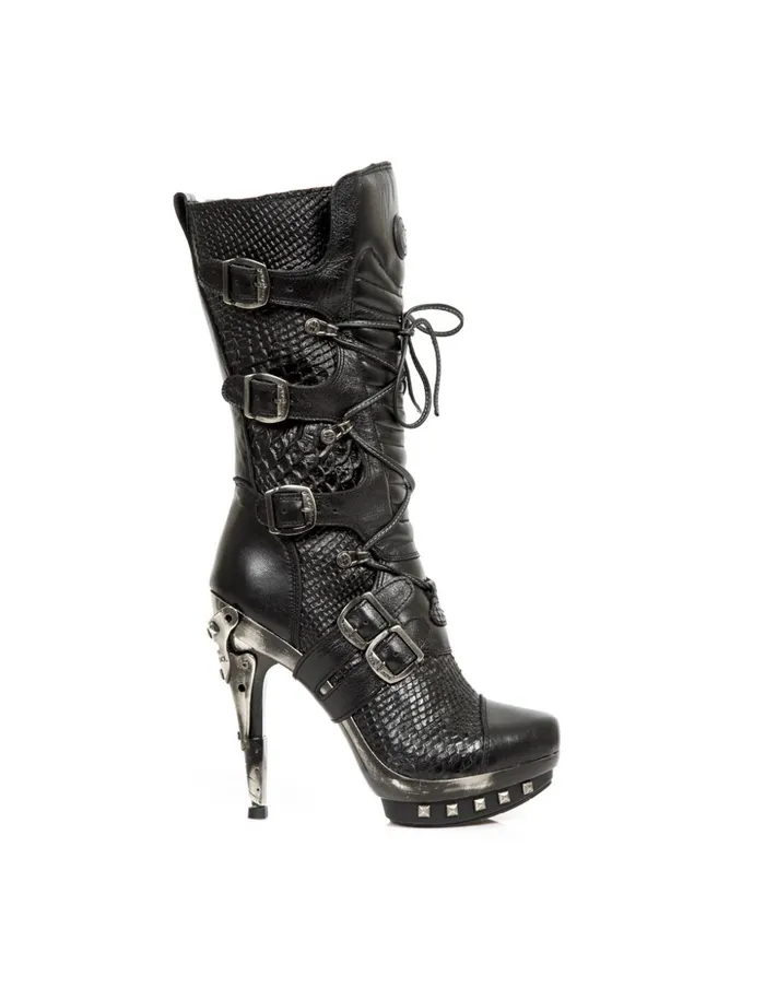 Women Boot Punk MPunk001C17 New Rock High Heels
