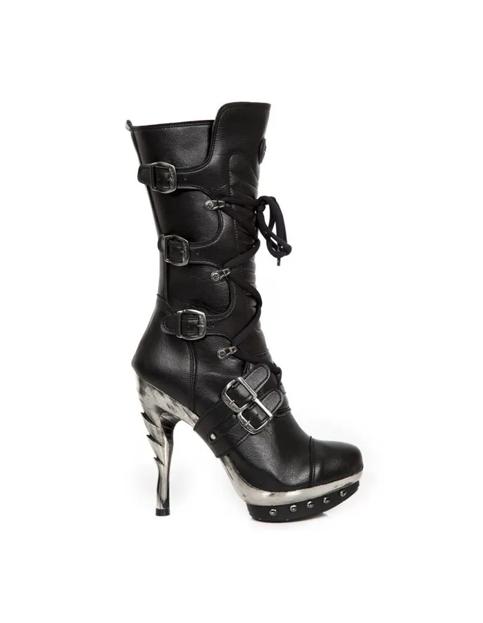 Women Boot Punk MPunk001Vs1 New Rock High Heels