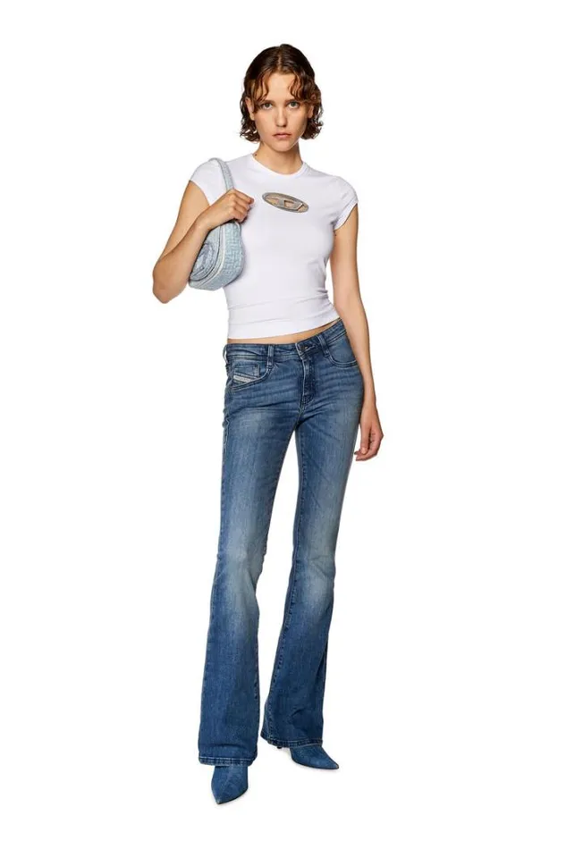 Women Bootcut And Flare Jeans 1969 DEbbey 0licm Medium Blue Diesel Bootcut And Flare