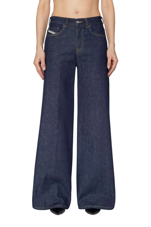Women Bootcut And Flare Jeans 1978 DAkemi Z9c02 Dark Blue Diesel Bootcut And Flare