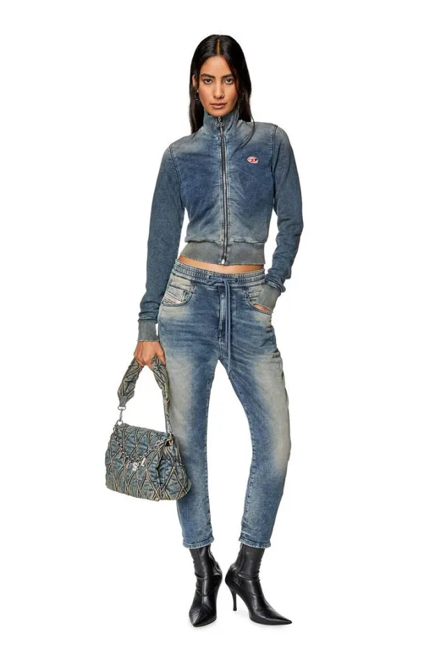 Women Boyfriend Fayza Joggjeans 068fn Dark Blue Diesel Boyfriend