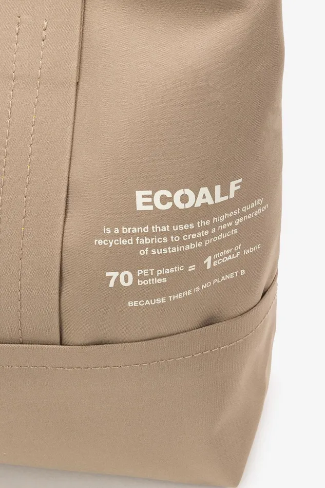 Women Brown Bonded Tote Bag Ecoalf Handbags