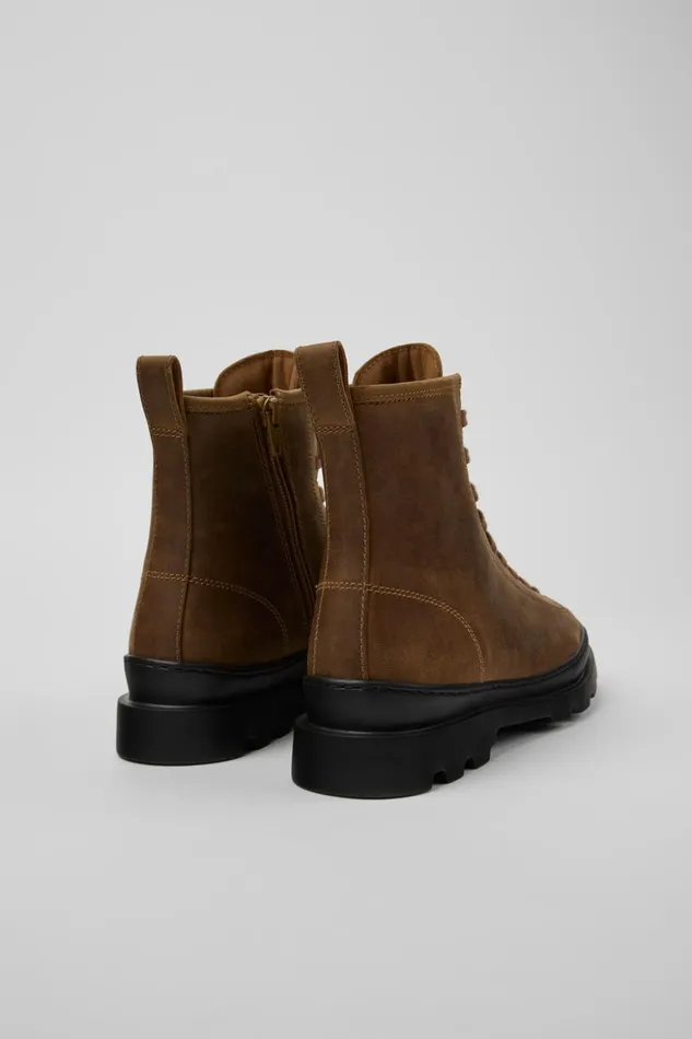 Women Brutus Brown Nubuck Boots Camper Ankle Boots Women Brutus Brown Nubuck Boots Camper Ankle Boots