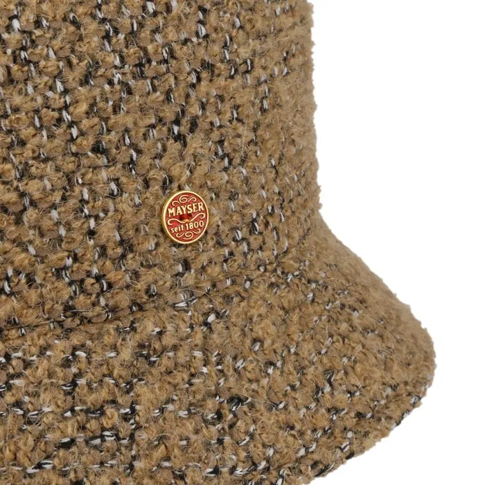 Women Bucket Hats Mayser Julie Boucle Bucket Women039s Hat Camel Women Bucket Hats Mayser Julie Boucle Bucket Women039s Hat Camel