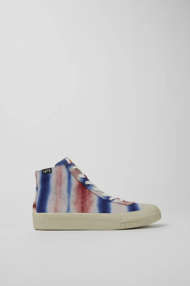 Women Camper X EFI Multicolored Organic Cotton Sneakers Camper Ankle Boots Women Camper X EFI Multicolored Organic Cotton Sneakers Camper Ankle Boots
