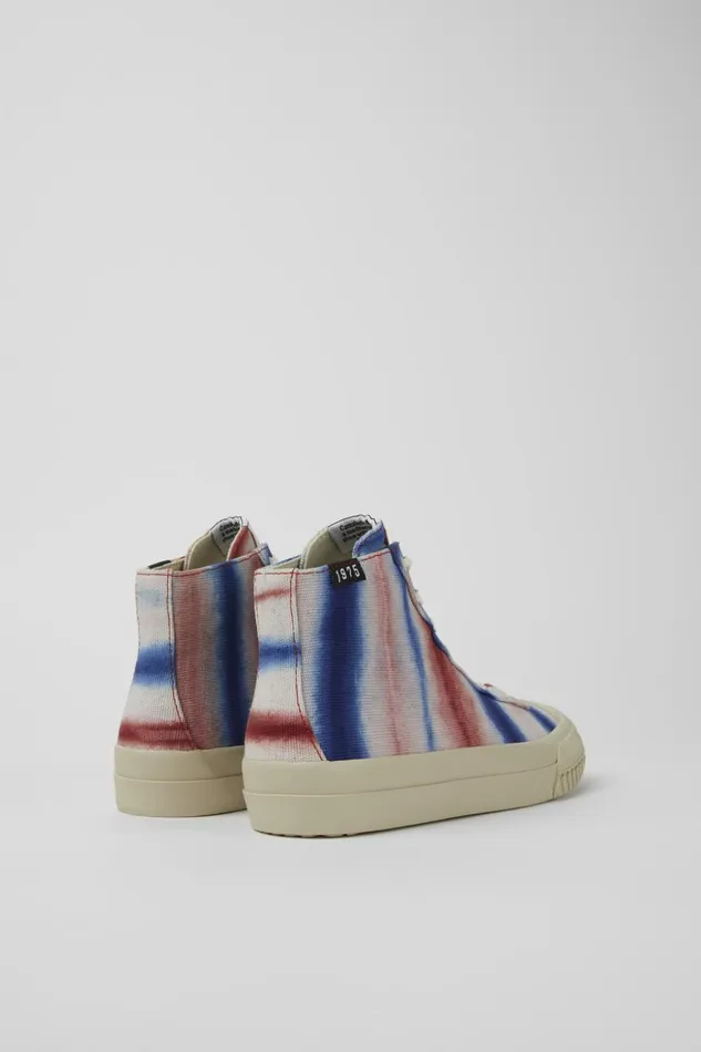Women Camper X EFI Multicolored Organic Cotton Sneakers Camper Ankle Boots Women Camper X EFI Multicolored Organic Cotton Sneakers Camper Ankle Boots