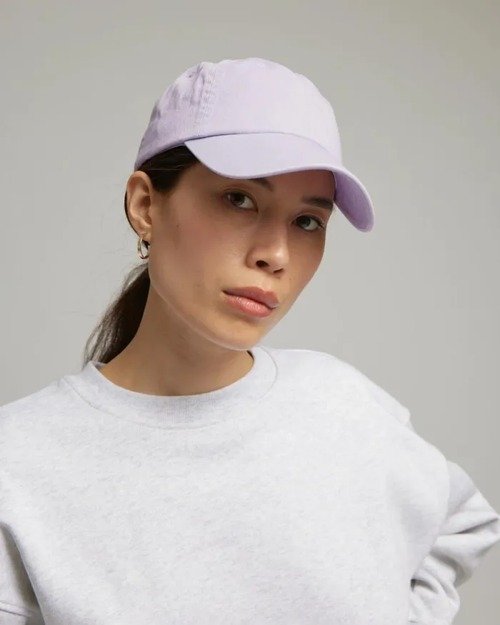 Women Caps Colorful Standard Organic Cotton Cap Soft Lavender