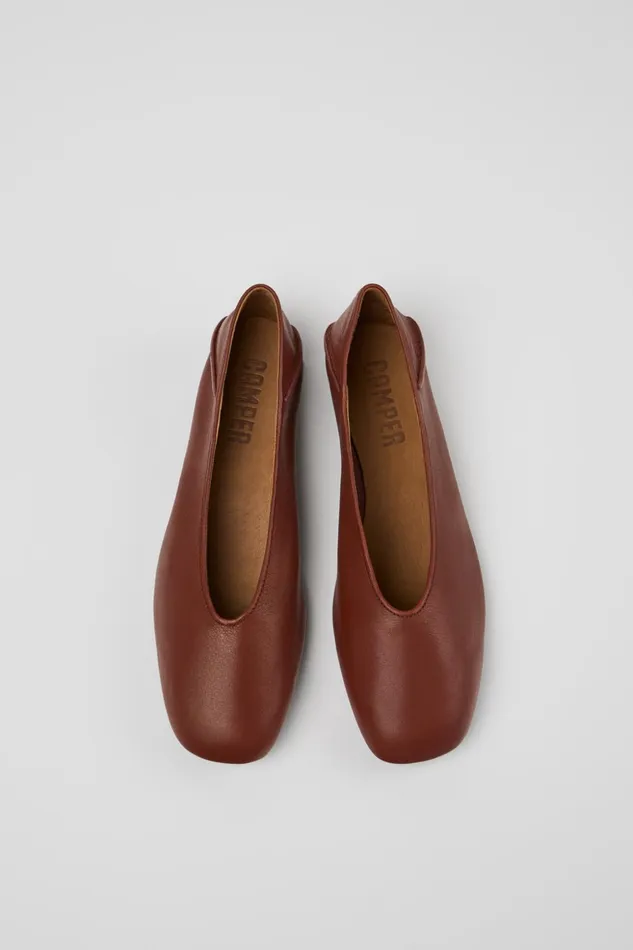 Women Casi Myra Red Leather Ballerinas Camper Ballerinas Women Casi Myra Red Leather Ballerinas Camper Ballerinas